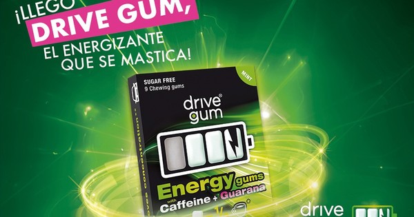 Drive Gum, la energía extra necesaria para el día a día