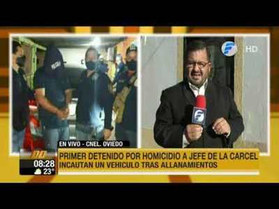 Asesinato de jefe de cárcel: Cae sobrino de reo