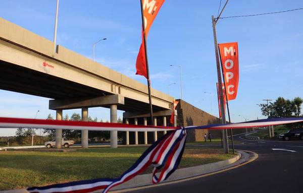 Abdo inauguró el primer viaducto en San Pedro