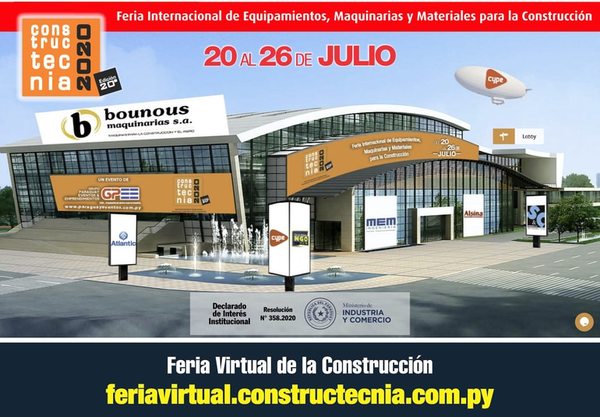 Constructecnia está habilitada en modo de feria virtual - Empresariales - ABC Color