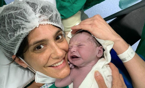 HOY / Lucía Sapena dio a luz a Facu: "Ahora sé lo grandioso que es"