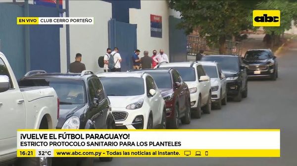 ¡Vuelve el fútbol Paraguayo, pero en modo covid! - ABC Noticias - ABC Color