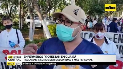 Enfermeros en guairá piden equipos de bioseguridad - ABC Noticias - ABC Color