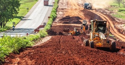 Ruta PY02: a casi un año de su inicio, ejecutaron el 29% de las obras