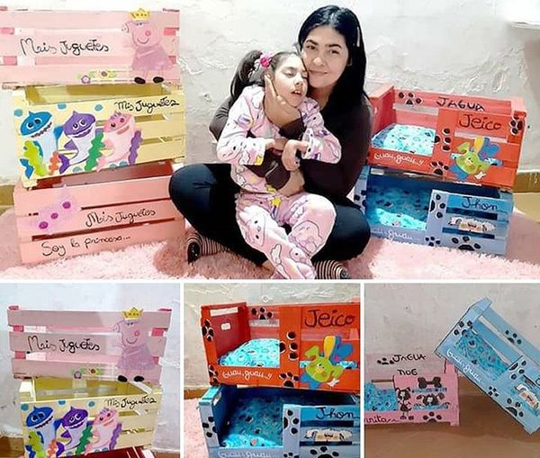 Camitas hechas a base de cajas de fruta recicladas - Nacionales - ABC Color