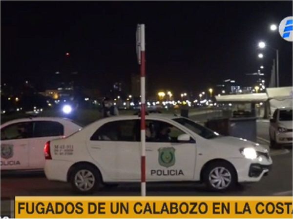 Delincuentes se fugan del calabozo de la Policía Urbana