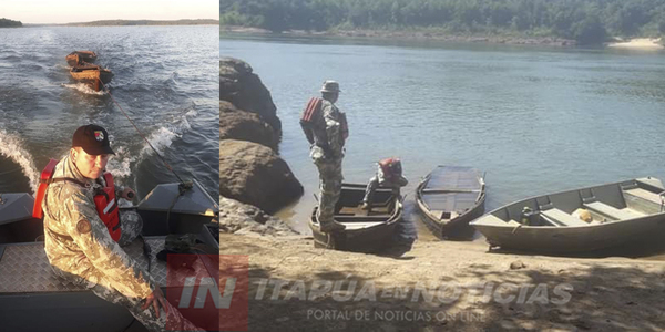 EFECTIVOS DEL ÁREA NAVAL ITAPÚA INTENSIFICAN PATRULLAS SOBRE EL RÍO PARANÁ.