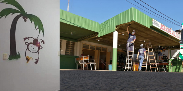 SIGUEN PINTANDO EL HOSPITAL REGIONAL DE ENCARNACIÓN.