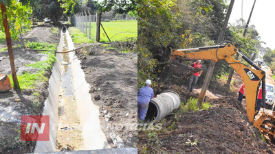 IMPORTANTE OBRA DE ALCANTARILLADO EN SAN JUAN DEL PARANÁ