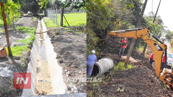 IMPORTANTE OBRA DE ALCANTARILLADO EN SAN JUAN DEL PARANÁ