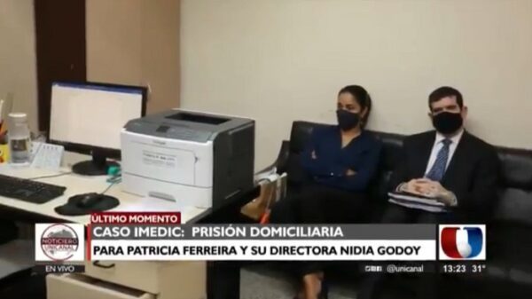 Caso Imedic: Patricia Ferreira cumplirá arresto domiciliario