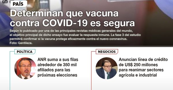 LN PM: Las noticias más importantes de la siesta