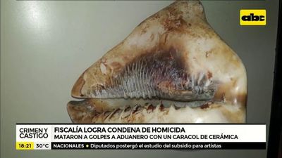 Mataron a golpes a un aduanero con un caracol - Crimen y castigo - ABC Color