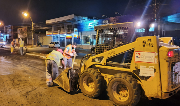 HOY / Máquinas vuelven a Eusebio Ayala y siguen las obras de mejoramiento