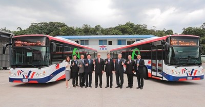 Cuando se abra el país, Taiwán enviará dos buses eléctricos