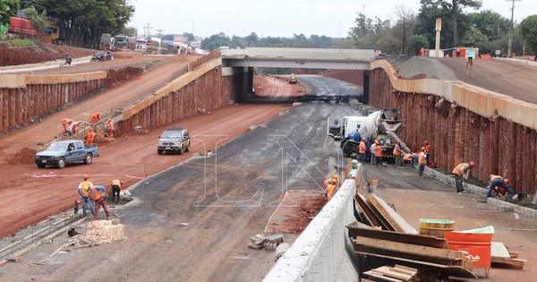 Las obras para el multiviaducto del km 7 avanzó en un 50%