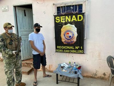 Presunto microtraficante es detenido en Pedro Juan Caballero
