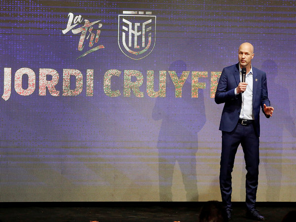 Jordi Cruyff deja de ser entrenador de la selección ecuatoriana