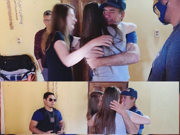 El emotivo reencuentro tras superar los 40 días de secuestro