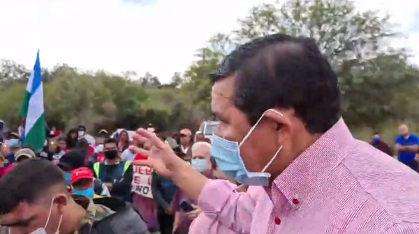 Gobernador de Boquerón intermedió para liberar el tránsito en la Transchaco