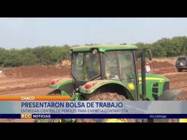 PRESENTARON LISTA DE INTERESADOS EN TRABAJAR EN OBRAS PÚBLICAS DEL CHACO