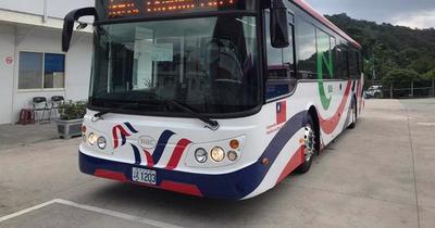 El gobierno de China (Taiwán) donó dos buses eléctricos para probar su desempeño
