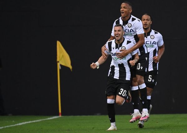 Udinese retrasa el festejo de Juventus - Fútbol - ABC Color