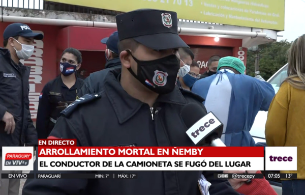 Arrollamiento fatal a septuagenario en Ñemby