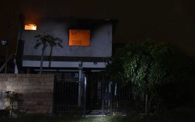 Se incendió la parte superior de una vivienda en Ñemby - Nacionales - ABC Color