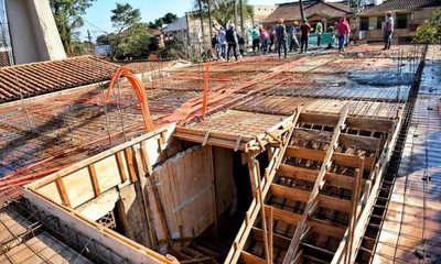 Avanzan obras en bloque de Urgencias del Hospital de Minga Guazú