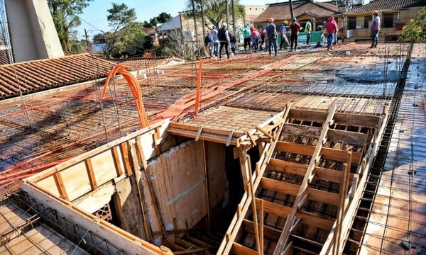 Avanzan obras en bloque de Urgencias del Hospital de Minga Guazú