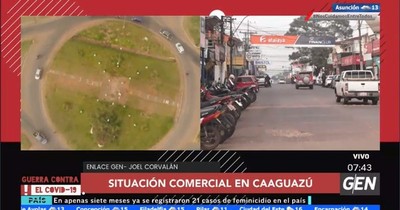 Varios comercios cerrados en Caaguazú, algunos intentan “sobrevivir”