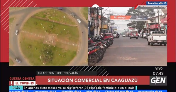 Varios comercios cerrados en Caaguazú, algunos intentan “sobrevivir”