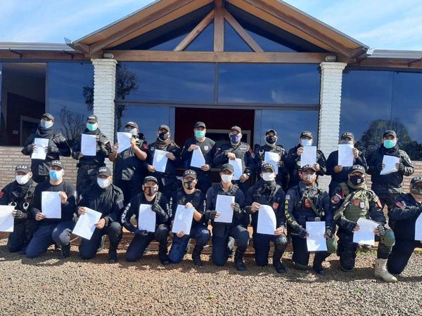 Covid-19: Agentes del GRAP abandonan albergue tras cumplir cuarentena