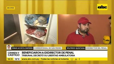 Benefician al exdirector de penitenciaría de San Pedro - Crimen y castigo - ABC Color
