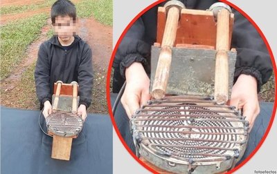 Niño creó máquina para hacer kavure y es furor | Crónica