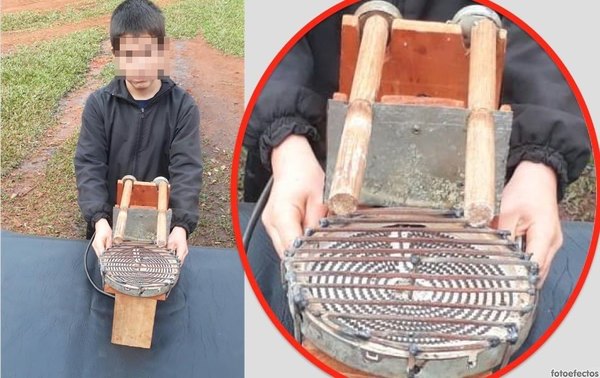 Niño creó máquina para hacer kavure y es furor | Crónica
