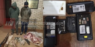 DETIENEN A SUPUESTOS ABIGEOS E INCAUTAN VARIAS EVIDENCIAS
