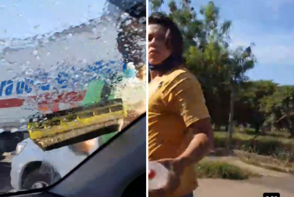 ¡Le pasa a muchos! Indignante trato a conductor por parte de limpiavidrios - Megacadena — Últimas Noticias de Paraguay