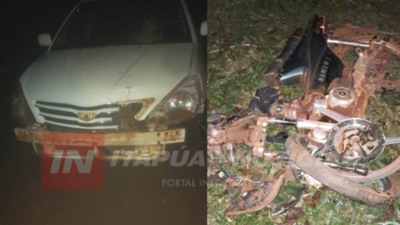 MOTOCICLISTA TERMINA CON DOBLE FRACTURA EXPUESTA TRAS ACCIDENTE