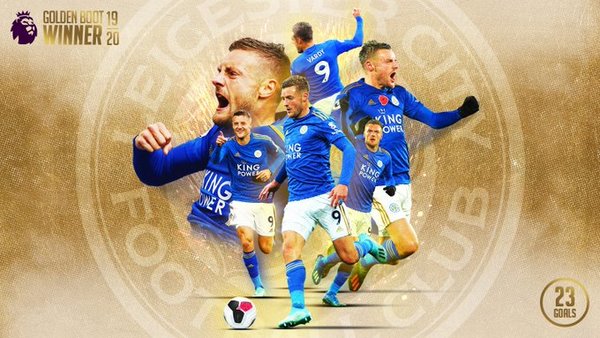 Jamie Vardy conquista su primera Bota de Oro en la Premier