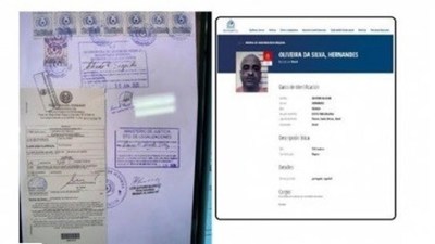 Criminal brasileño que inventó su muerte en Paraguay tuvo ayuda de funcionarios - ADN Paraguayo