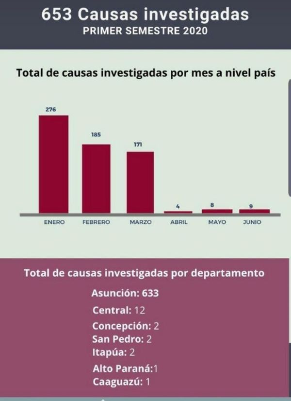 En el primer semestre del año se registraron 653 causas de pornografía infantil