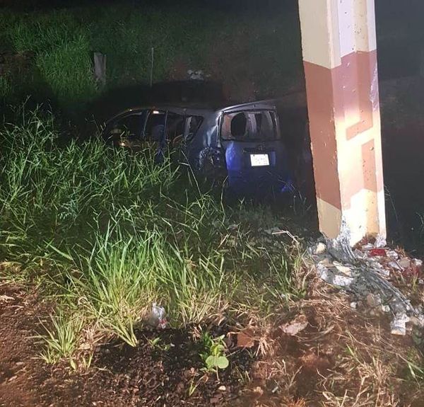 Accidente sobre la supercarretera deja una lesionada - ABC en el Este - ABC Color