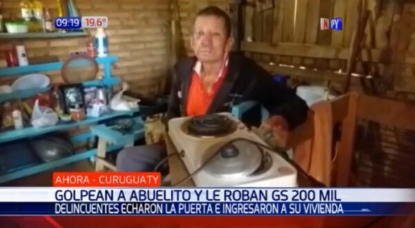 Golpean a un anciano para robarle G. 200 mil