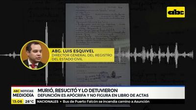 Murió, resucitó y lo detuvieron - ABC Noticias - ABC Color