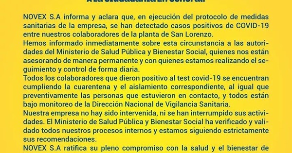 Coronavirus en San Lorenzo: Ochsi dice que sigue estrictamente las recomendaciones de Salud