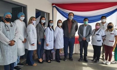 Inauguran pabellón de Urgencias en el Centro de Salud de Juan E. O’leary e incorporan recursos humanos