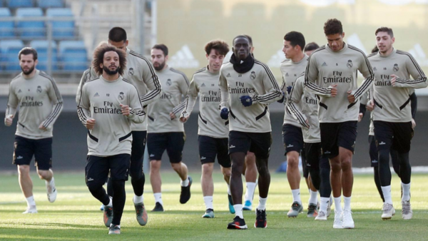 Madrid entrena de cara al City