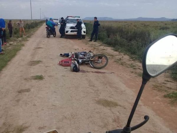 Sexagenario perdió la vida tras caer de su motocicleta en Santa Rosa